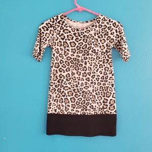 Cheetah dress.